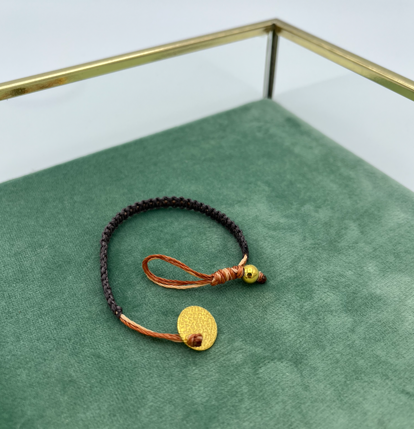 Makramee-Armband "Lava"